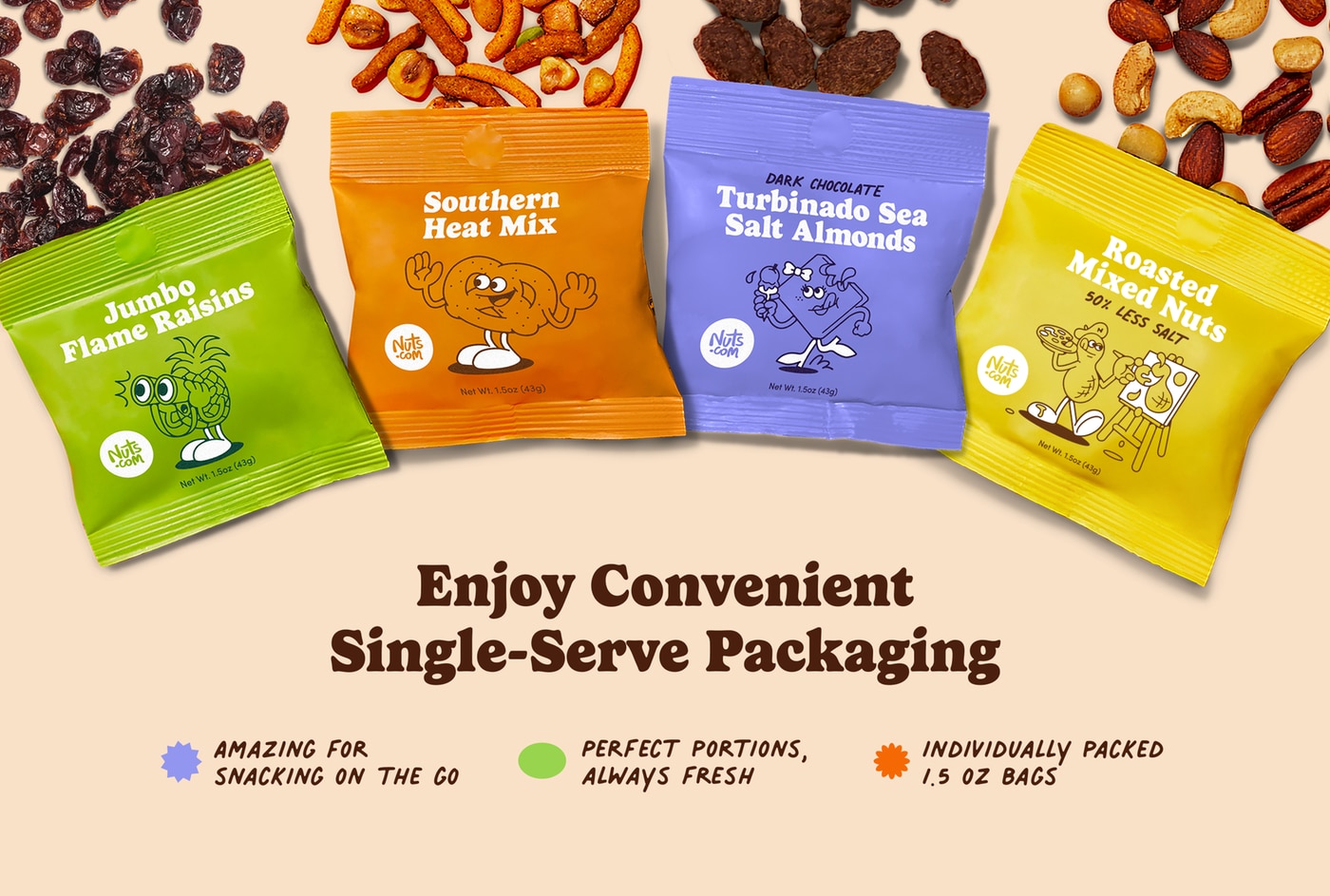 Yogurt Raisins - Single Serve — Single-Serves — Snacks — Nuts.com